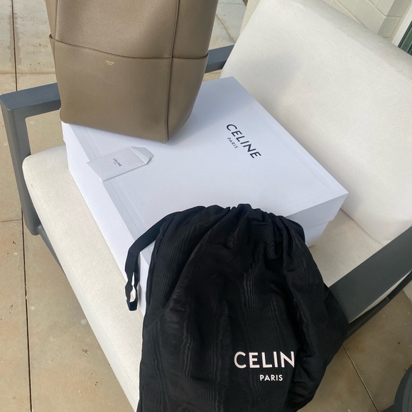 Celine Sangle Bucket Shoulder Bag Tan-✔️BOOM - Picture 6 of 16